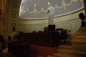 Pupitre de la Chambre de l'Académie nationale de Médecine, Paris, France