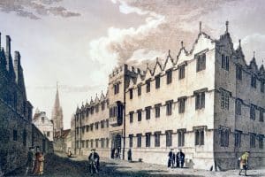 Oriel College, au sein de l'université d'Oxford, où Newman a été enseignant.