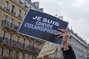 Manifestation à Paris le 11/01/15 après l'attentat contre l'hebdomadaire « Charlie Hebdo »