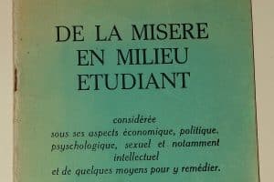 Brochure éditée par des membres de l'internationale situationniste et des étudiants de Strasbourg en 1967