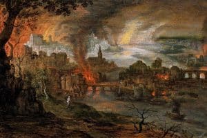 La destruction de Sodome et Gomorrhe, Pieter Schoubroeck