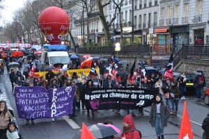 Manifestation du 8 mars 2018.