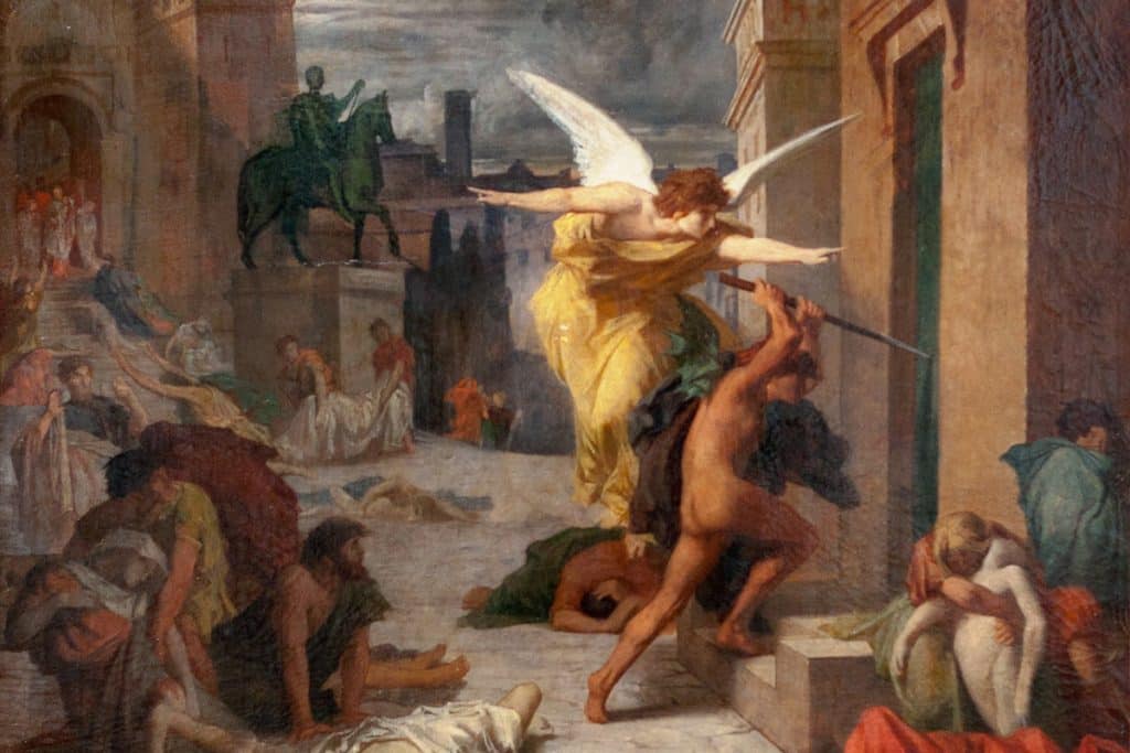 La peste à Rome par Jules Elie Delaunay, 1869