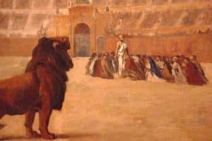 Étude pour « La dernière prière des martyrs chrétiens » par Jean Léon Gerome