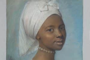 « Portait d'une jeune femme » par Jean-Etienne Liotard, fin du XVIIIe siècle