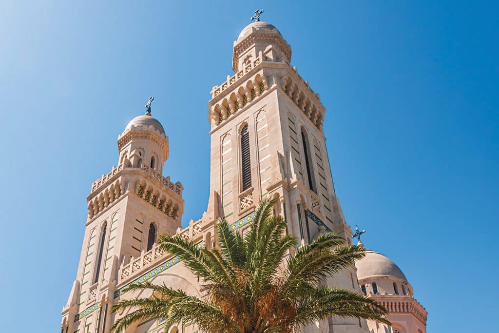 Église Saint-Augustin à Bône (Annaba), dans l’est de l’Algérie, récemment restaurée avec la contribution de l’État algérien.