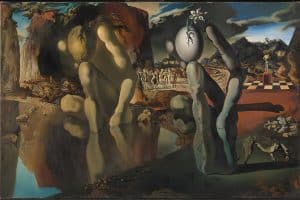 La métamorphose de Narcisse, Salvador Dali, 1937