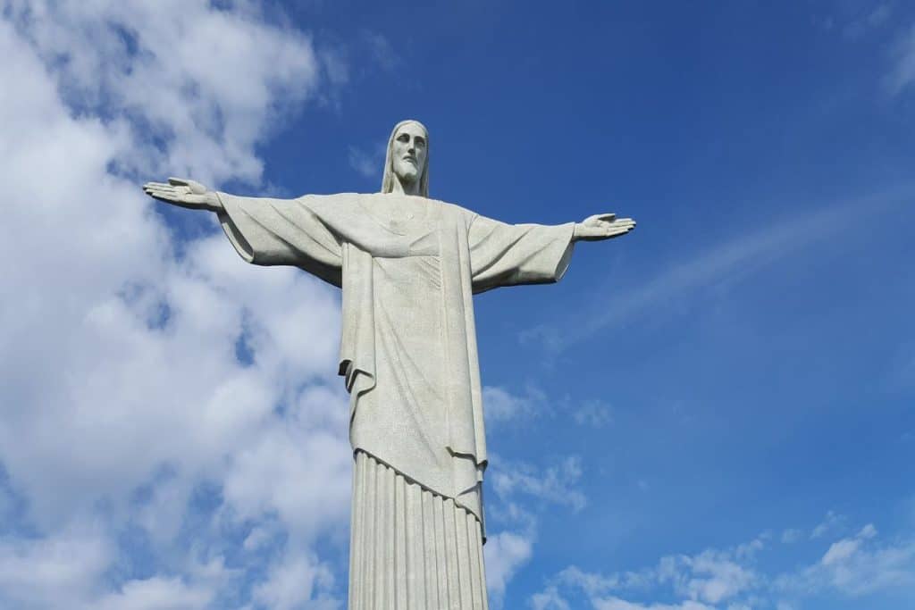 Le christ rédempteur ou "Corcovado", à Rio de Janeiro