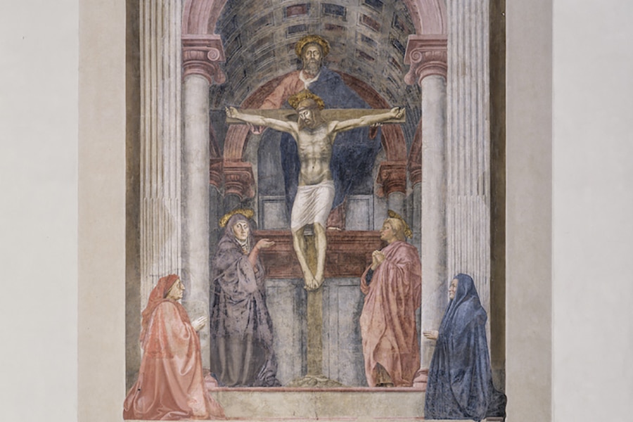 La Sainte Trinité, Masaccio, c. 1426-28, Santa Maria Novella, Florence