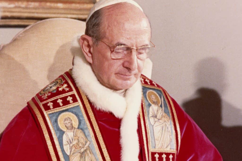 Le pape Paul VI au Vatican, en juin 1968. Une encyclique longuement préparée.