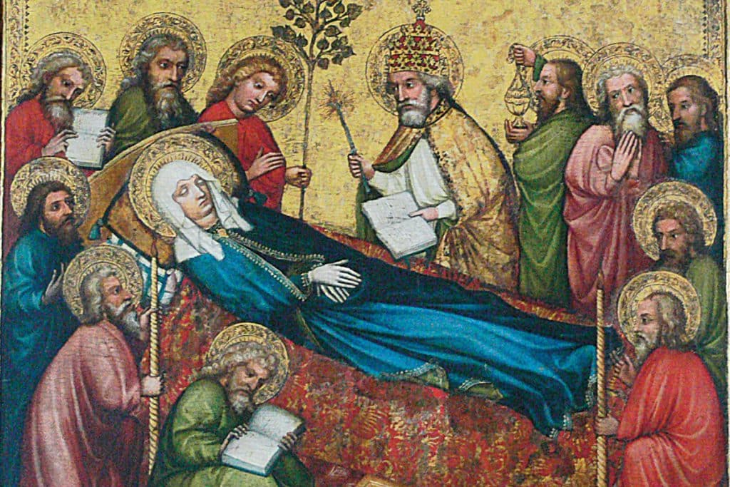 Dormition de Marie, 1420, Allemagne.