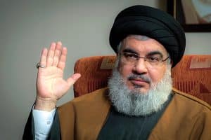 Hassan Nasrallah chef du Hezbollah.