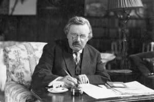 Gilbert Keith Chesterton (1874-1936).