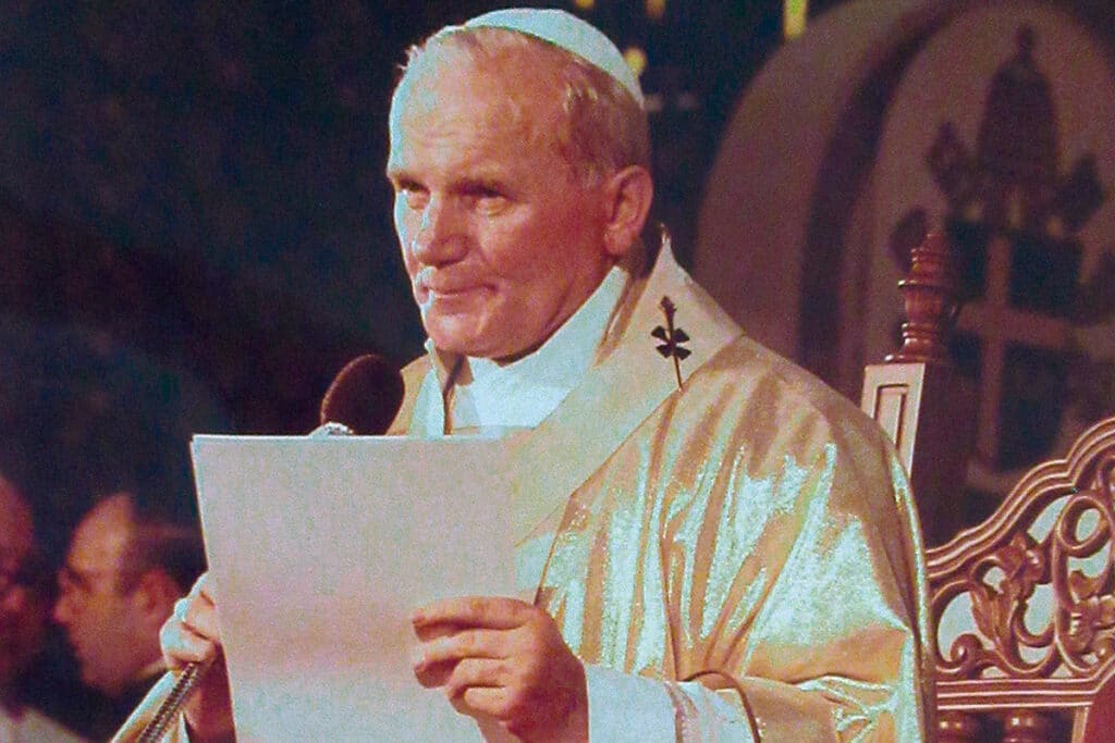 Jean-Paul II, pape de 1978 à 2005.